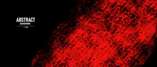 Black And Red Abstract Grunge Background