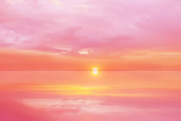   pink yellow pastel sky and clouds sunset and morning nature landscape pink pastel sky background 