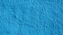 Pared Pintada De Azul Con Textura