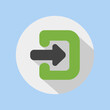 © Anconerdesign - Log in icon in flat style about user interface, use for website mobile app presentation