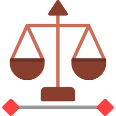 Sticker - Justice Scale Icon