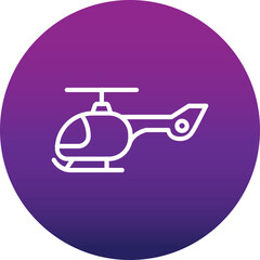 Wall Mural - Helicopter Icon