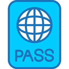 Sticker - Passport Icon