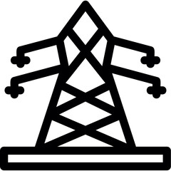 Poster - Electric Tower Icon