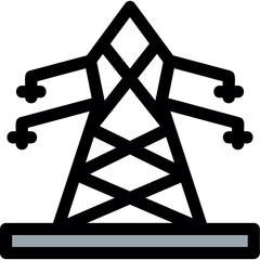 Poster - Electric Tower Icon