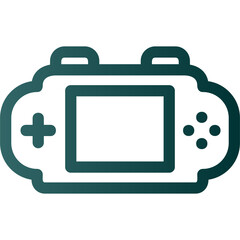 Wall Mural - Game Console Icon