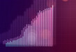 © Johnér - Financial chart on purple background