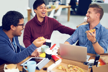 Aufkleber - The IT experts. Shot of employees in an IT office.