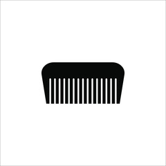 Wall Mural - comb icon vector design logo element. comb of beauty, hair stylist, fashion, salon women in comb illustration.