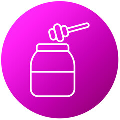 Poster - Honey Jar Icon Style