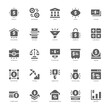 © Yaprativa - Fintech icon pack for your website design, logo, app, UI. Fintech icon glyph design. Vector graphics illustration and editable stroke.