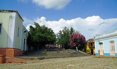 Wall Mural - colorful houses in the streets of trinidad