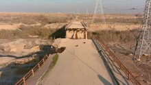 Old Ruined Bridge In The Desert Aerial View, Dead Sea
Drone View From Dead Sea Israel, 2022
