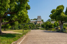 初夏の明石城