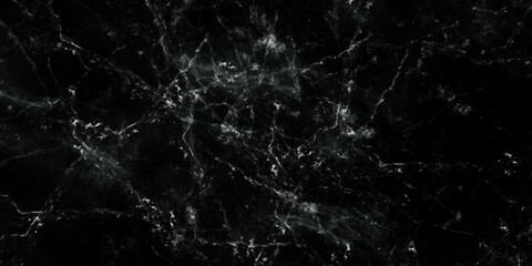 Elegant black marble texture background. Black cracked marble texture frame wallpaper.	