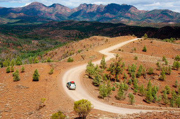 Sticker - Razorback Lookout in Ikara-Flinders Ranges National Park - Australia