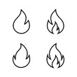 © avaicon - Fire icon vector. fire sign and symbol