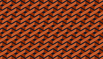 Wall Mural - abstract chevron pattern background. 3d zigzag template wallpaper. baroque color concept. vector ill
