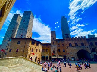 Wall Mural - the old towers in San Gimignano