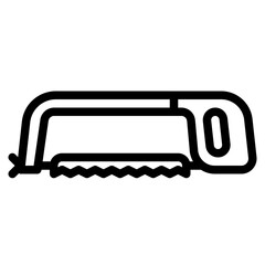 Sticker - hacksaw icon