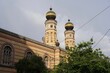 Die Große Synagoge in der Dohány-Straße von Budapest bei Sonnenschein, größte Synagoge in Europa