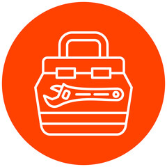 Sticker - Toolbox Icon Style