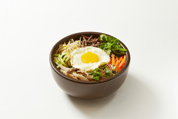 Poster - Bibimbap, Korean mixed rice with vegetable