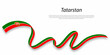 © magr80 - Waving ribbon or stripe with flag of Tatarstan