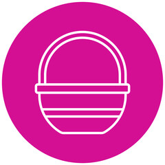 Sticker - Basket Icon Style