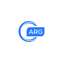 ARG Letter Design For Logo And Icon.ARG Typography For Technology, Business And Real Estate Brand.ARG Monogram Logo.vector Illustration.