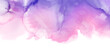 © korkeng - Abstract art pink purple blue pastel gradient paint background with liquid fluid grunge texture.