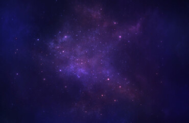 Wall Mural - dark deep space background with nebula and stars.