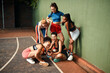 © C Malambo/peopleimages.com - Group selfie, girls. Cropped shot of a diverse group of sportswomen sitting together for a selfie after a basketball game during the day.
