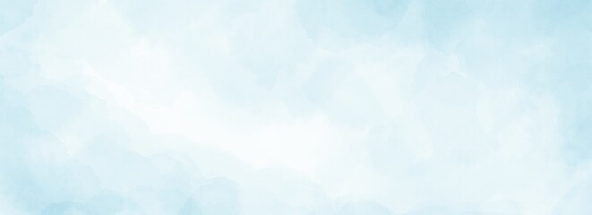 Wall Mural - Vector watercolor horizontal universal background with copy space for text