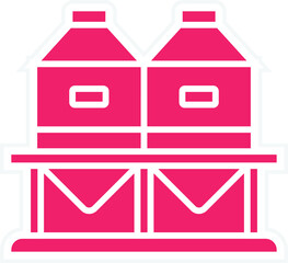 Sticker - Silo Icon Style