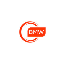 BMW letter design for logo and icon.BMW typography for technology, business and real estate brand.BMW monogram logo.vector illustration.