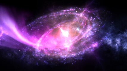 Wall Mural - black hole, planets and galaxy, science fiction wallpaper. beauty of deep space. billions of galaxy 