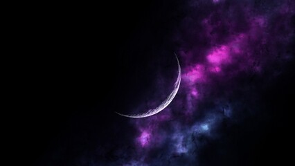 Wall Mural - black hole, planets and galaxy, science fiction wallpaper. beauty of deep space. billions of galaxy 