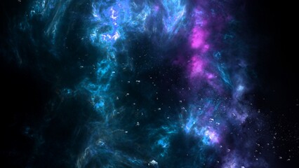 Wall Mural - black hole, planets and galaxy, science fiction wallpaper. beauty of deep space. billions of galaxy 