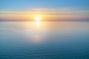 Wall Mural - sundown on the sea.