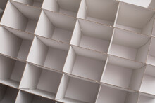 Cardboard Separators Top View, Fluted Paper Cardboard Dividers For Fragile Products, Box