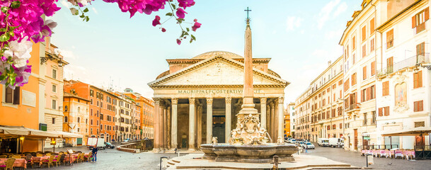 Fototapete - Pantheon in Rome, Italy