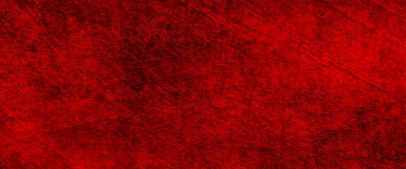 Abstract red background vintage grunge texture. Dark slate background toned classic red color, old vintage distressed bright red paper illustration, red wall scratches, blood Dark Wall Texture.