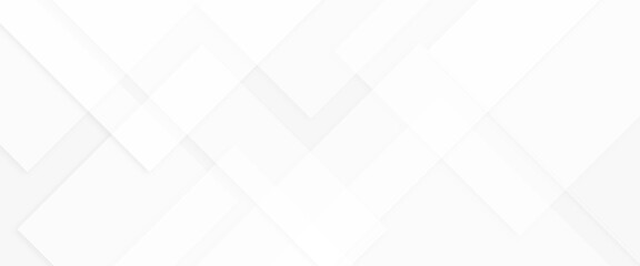 Wall Mural - abstract white background with diamond and triangle shapes layered in modern abstract pattern design