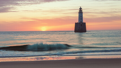 Wall Mural - Rattray Head Lighthouse at sunrise