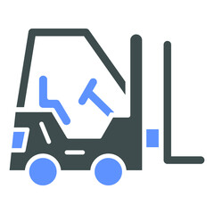 Sticker - Forklift Icon Style