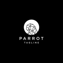 Parrot Logo Vector Icon Design Template