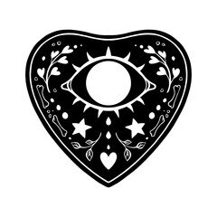 Ouija Planchette Board