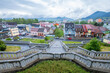 Townscape of Ruzomberok in Slovakia