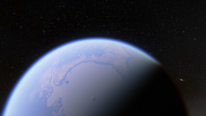 planets and galaxy, science fiction wallpaper. beauty of deep space. billions of galaxy in the unive